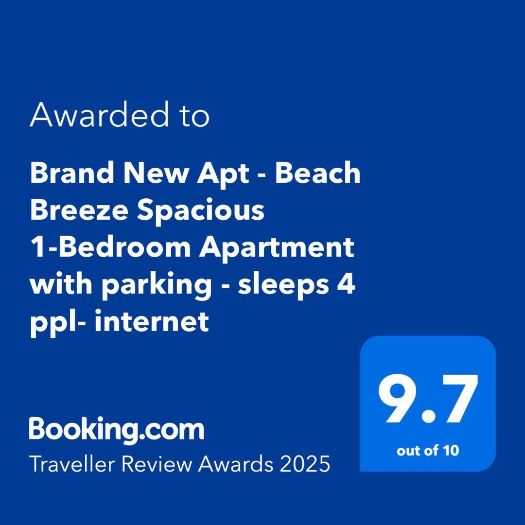 Brand New Apt - Beach Breeze Spacious 1-Bedroom Apartment With Parking - Sleeps 4 Ppl- Internet Борнмут Екстер'єр фото